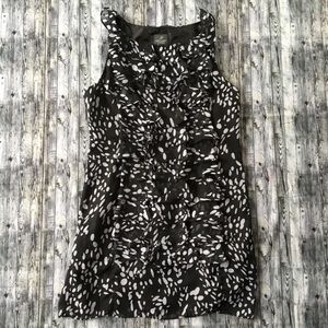Adriana Pepe’s Wms  sz 16 blk & white Ruffle Dress